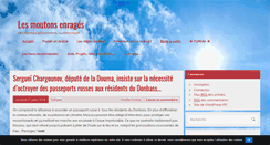 Desktop Screenshot of lesmoutonsenrages.fr